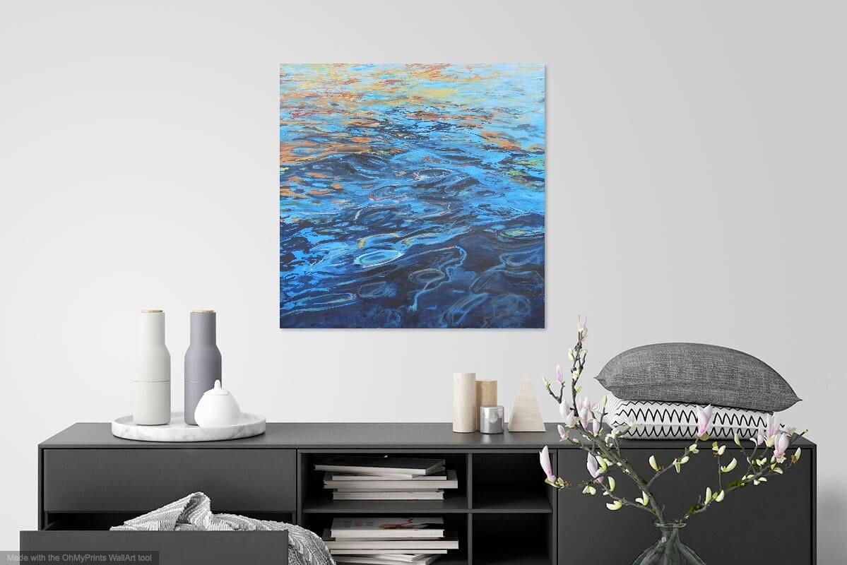 Reflection Study - 36" x 36" - Canvas Print