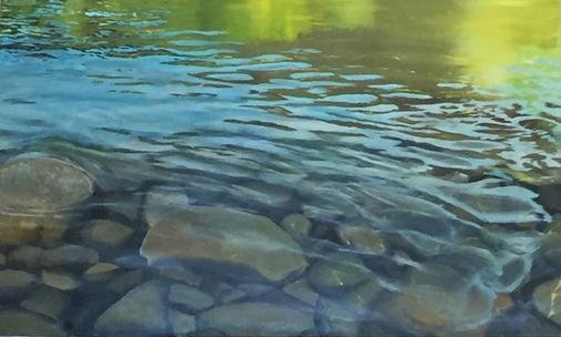 Truckee River - 2.5&#39; x 4&#39; - Canvas Print