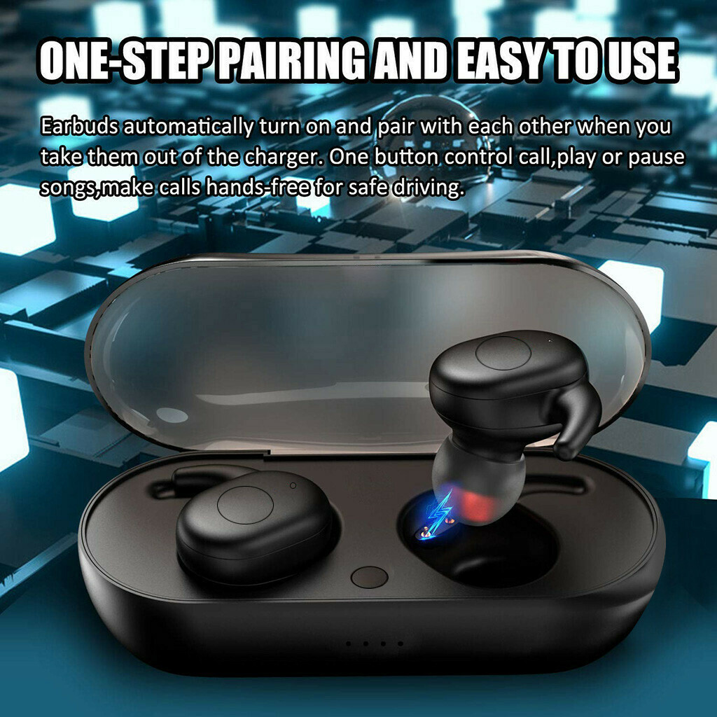 TWS Bluetooth 5.0 Wireless Earphone HIFI Stereo