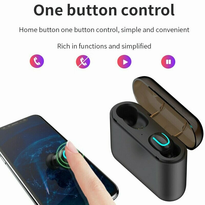 TWS Wireless Bluetooth Headset 5.0 Headphones