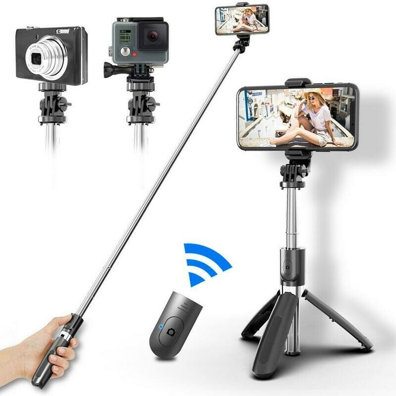 Bluetooth Selfie Stick and Tripod