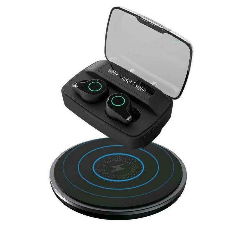 TWS RT15 5.0 Digital Display True Wireless Bluetooth Headphones, with