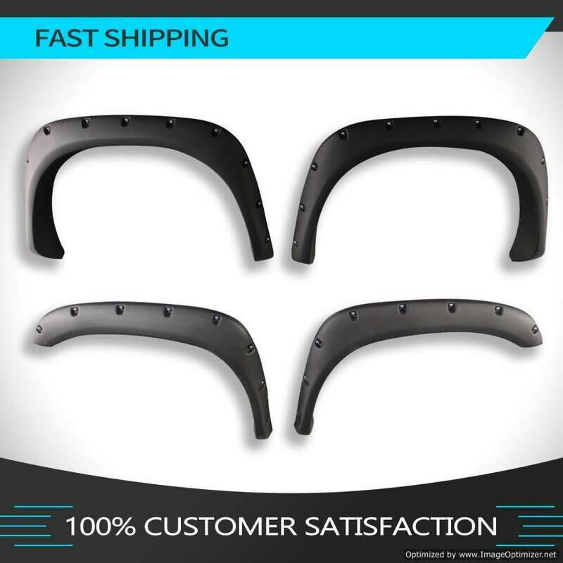 FENDER FLARES FOR 2002-2008 Dodge Ram 1500; 2003-2009 Ram 2500 3500 (Fleetside Models ONLY)