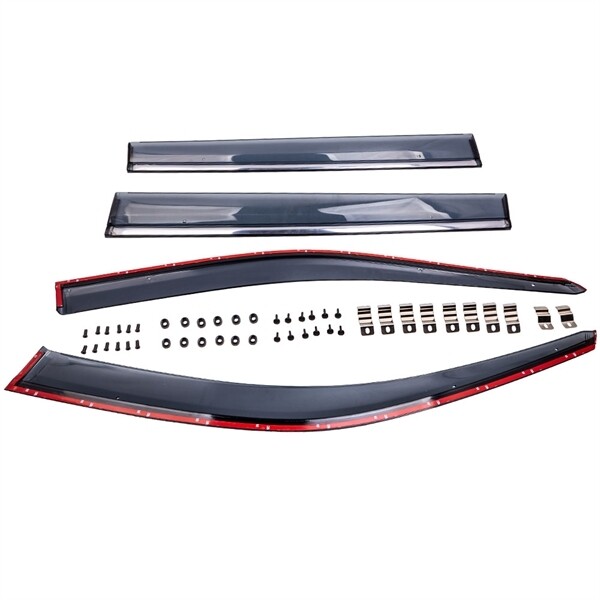 Durable Rain Guards for Honda Pilot 2016-2021, Side Window Deflectors, Vent Window Visors, 4 Pieces