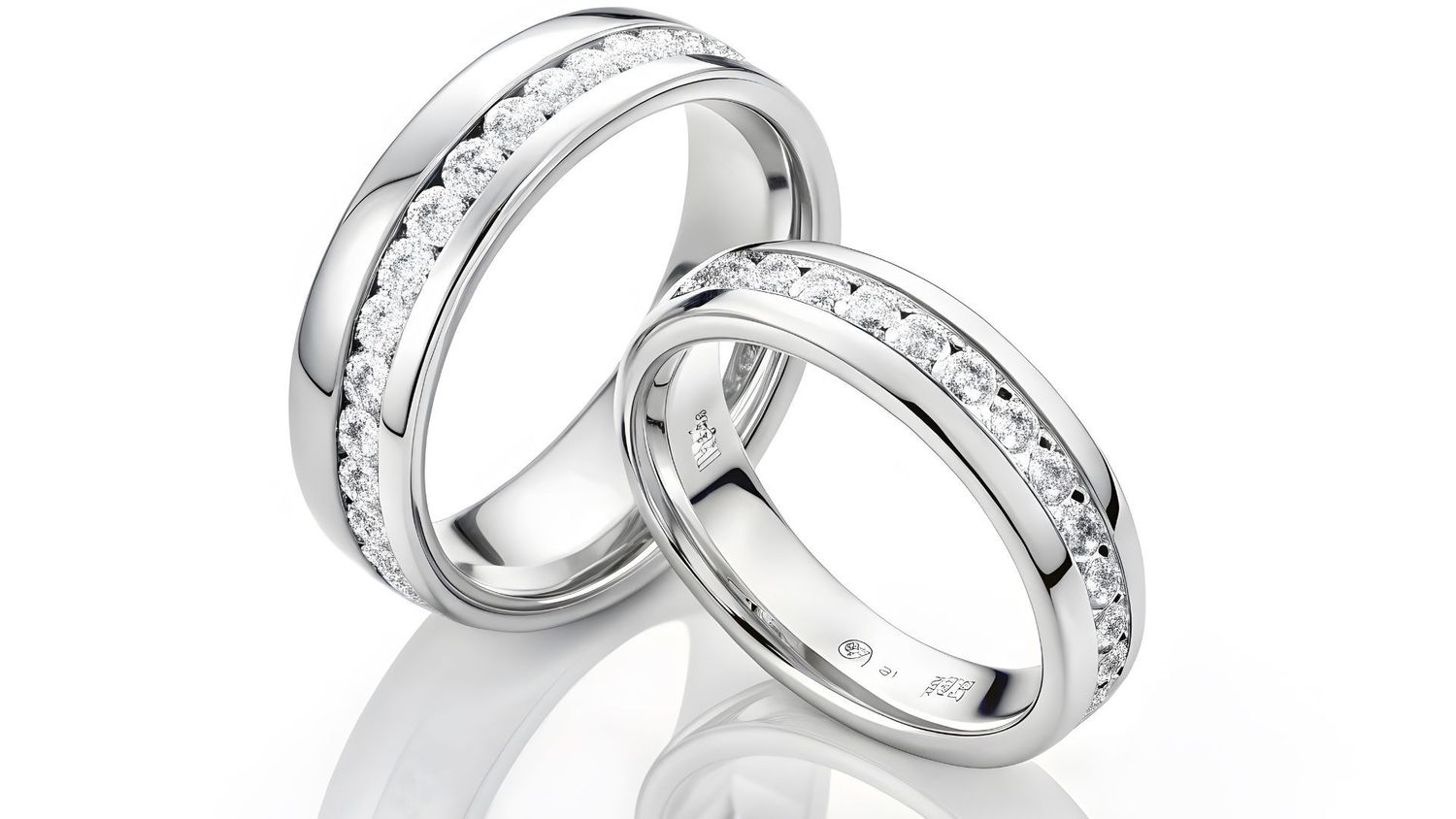 2.9 carat Oval Lab Diamond Low Profile Eternity Band 2.9 carat Oval Lab Diamond Low Profile Eternity Band