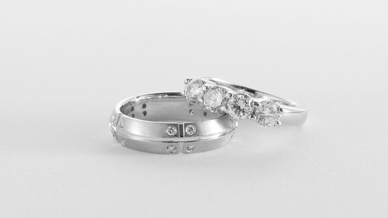 Delicate Pave Diamond Eternity Band Delicate Pave Diamond Eternity Band