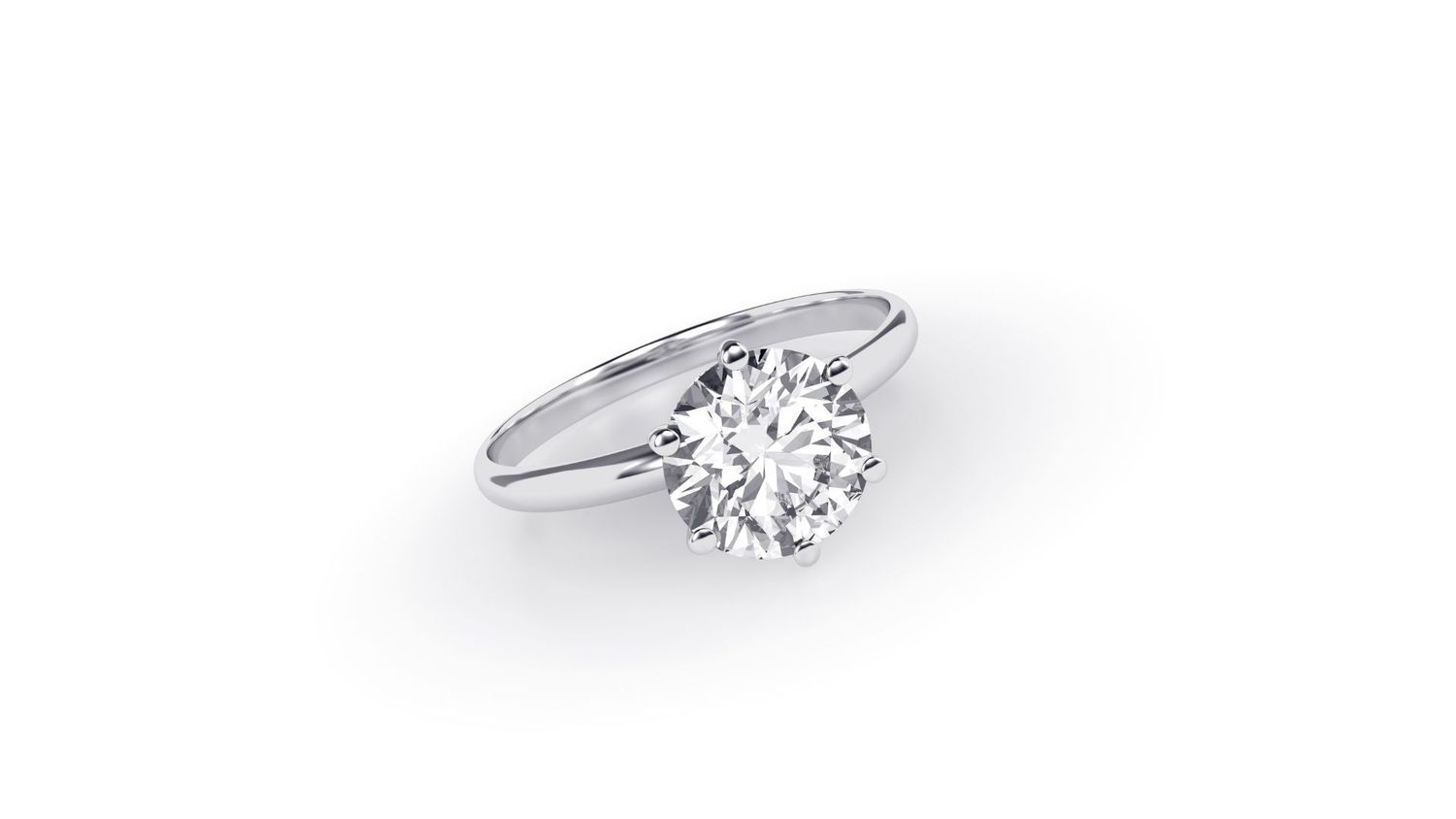 2.71 carat Cushion Lab Diamond Wide Band Three-Stone Ring