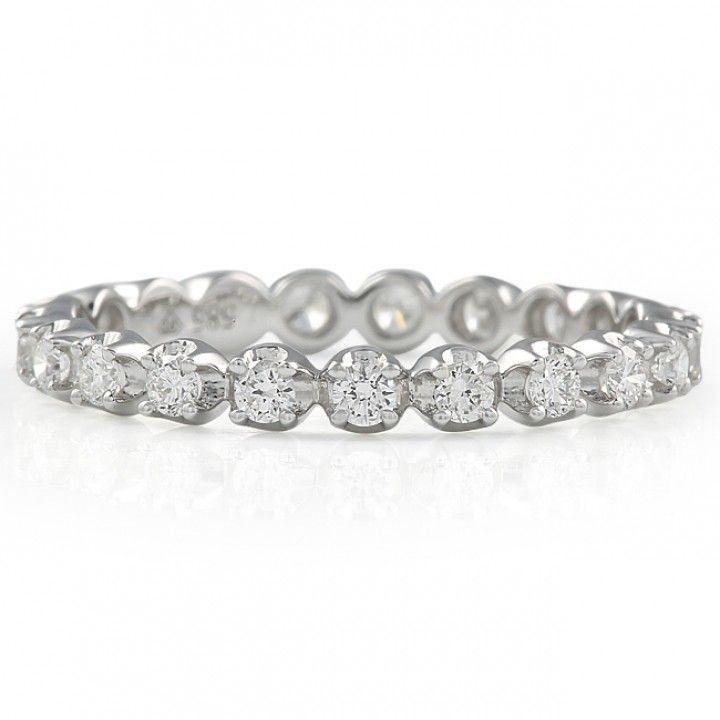 .50 carat Illusion Set Diamond Eternity Band