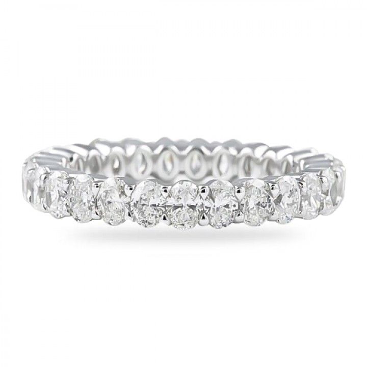 2.25 carat Oval Diamond Eternity Band