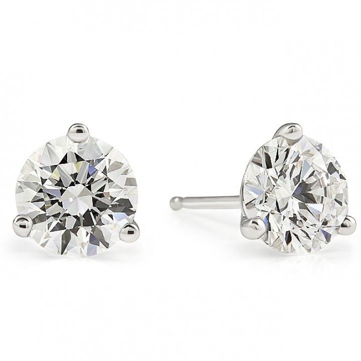 2 Carat TW Lab-Grown GIA Graded Diamond Studs