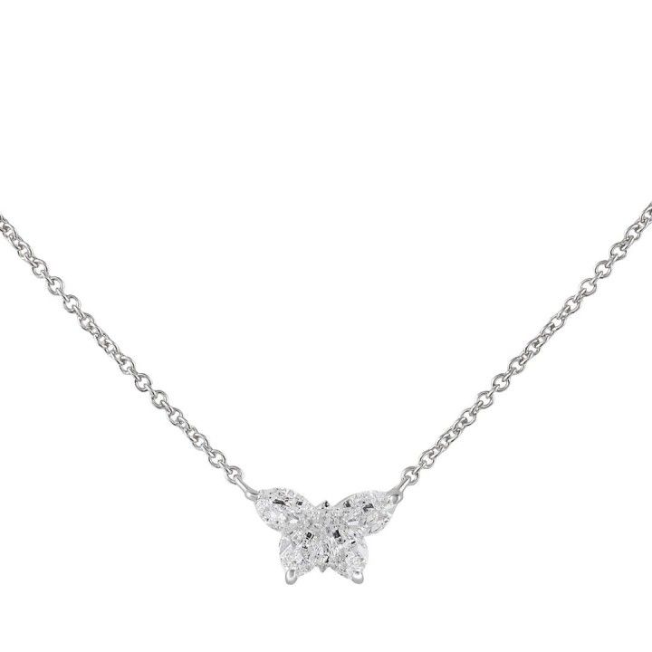 1.4 carat Butterfly Lab Diamond Solitaire Pendant