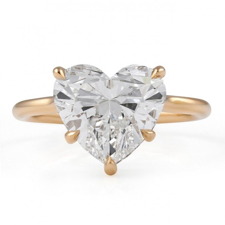 3.24 carat Heart Shape Lab Diamond Invisible Gallery™ Ring
