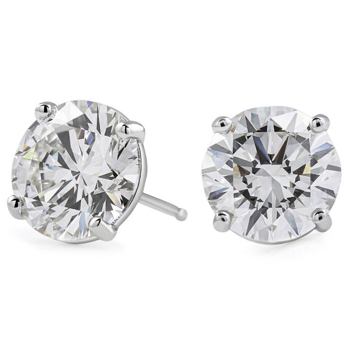 6.40 carat TW Lab-Grown GIA Graded Diamond Studs