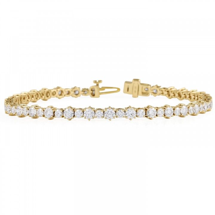 4.50 carat Alternating Size Lab Diamond Tennis Bracelet