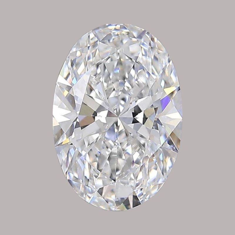 4.08 Carat Oval Lab Grown Diamond