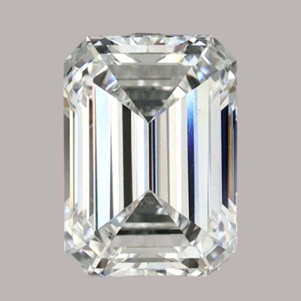 2.09 Carat Emerald Lab Grown Diamond E Color