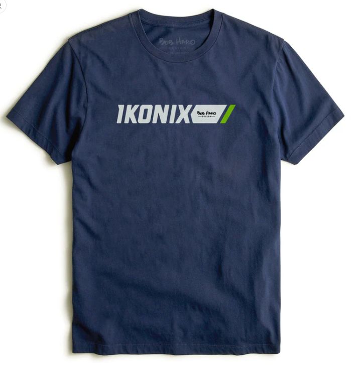 ​Le T-shirt IKONIX Bob Haro Séries Bleu Marine