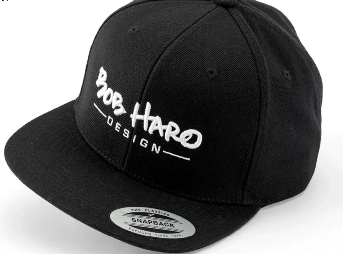 Casquette Snapback Bob Haro Design – Édition "Signature"