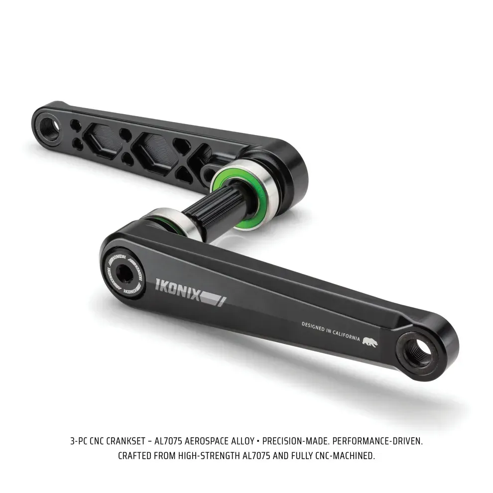 Pédalier BMX IKONIX Billet – Aluminium 7075 CNC