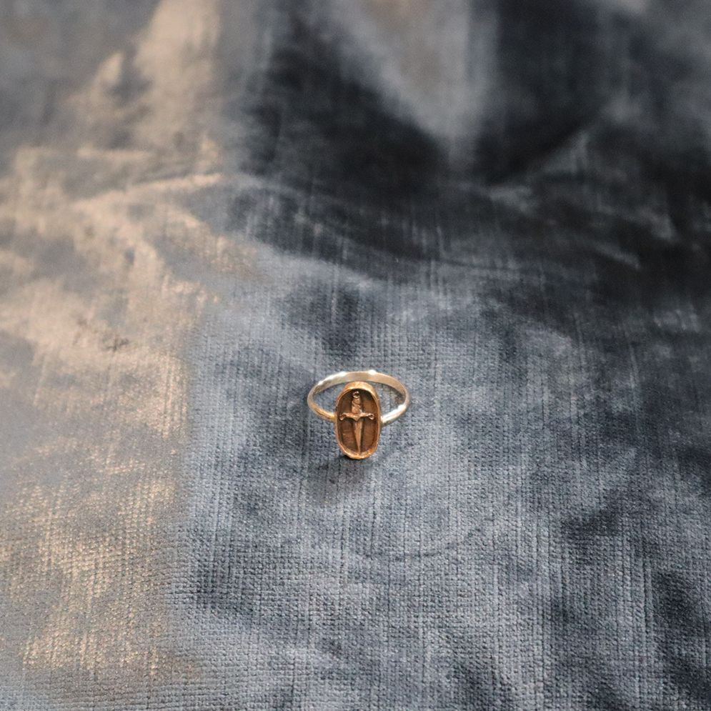 Sword ring, Material: bronze, Size: 7