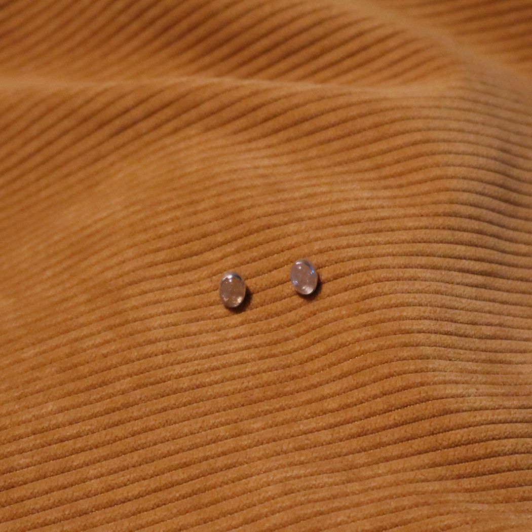 Golden Rutilated Quartz Studs