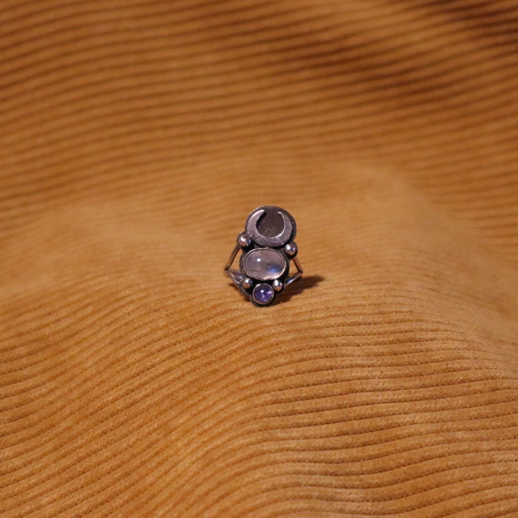 Tanzanite &amp; Moonsone Talisman ring