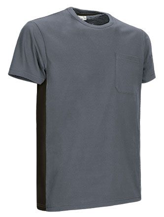 Camiseta Thunder  gris cemento-negro