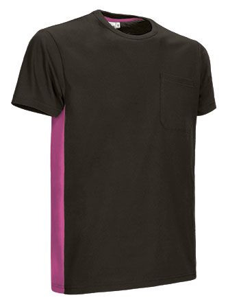 Camiseta Thunder negro rosa-magenta