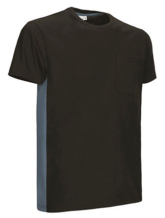 Camiseta Thunder negro gris-cemento