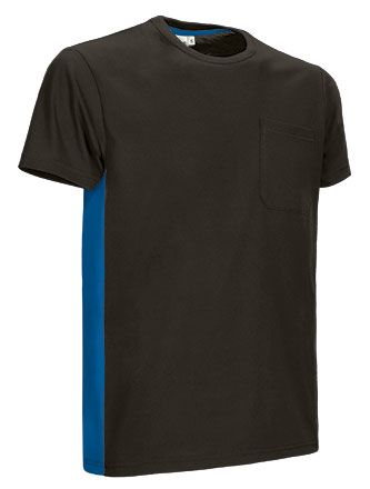 Camiseta Thunder negro azul-royal