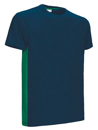 Camiseta Thunder azul marino orión-verde kelly