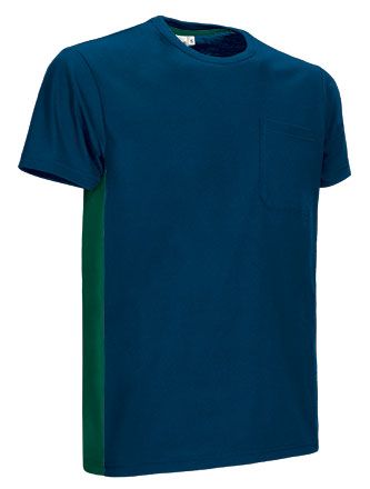 Camiseta Thunder azul marino orión-verde manzana