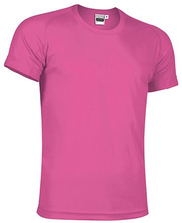 Camiseta Resistance rosa flúor