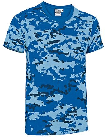 Camiseta Soldier pixelado azul