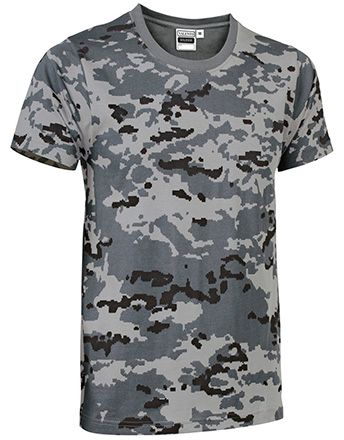 Camiseta Soldier pixelado gris
