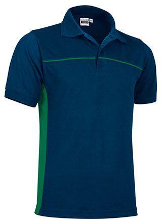 Polo Thunder azul marino orión-verde kelly