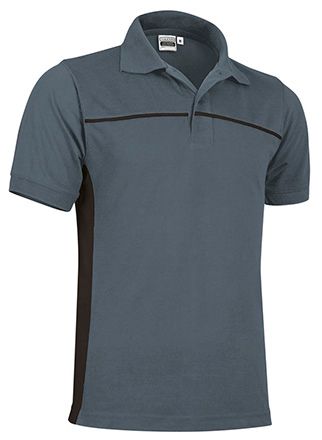 Polo Thunder gris cemento-negro