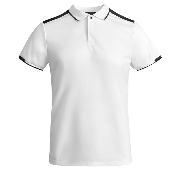 Polo Tamil blanco/negro