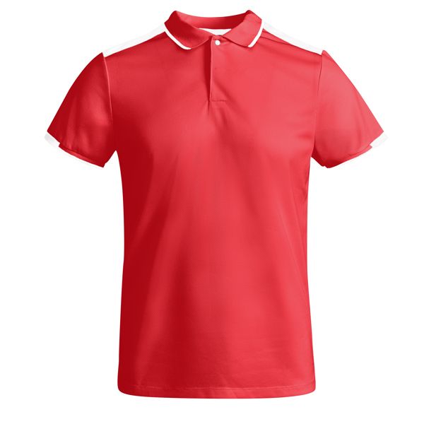 Polo Tamil rojo/blanco