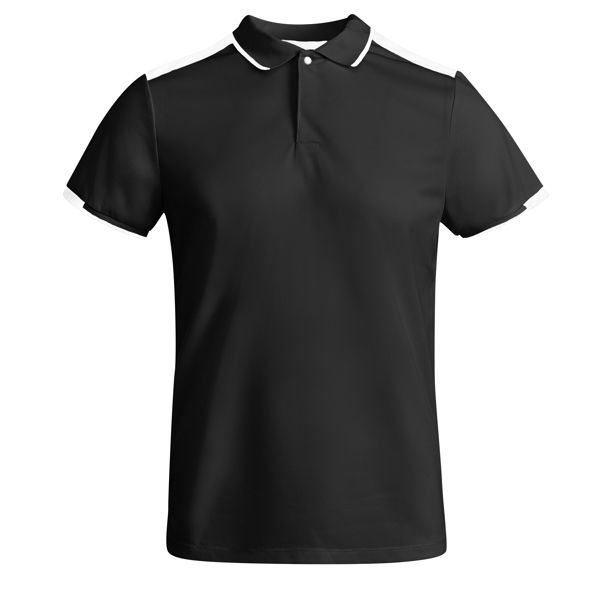 Polo Tamil negro/blanco