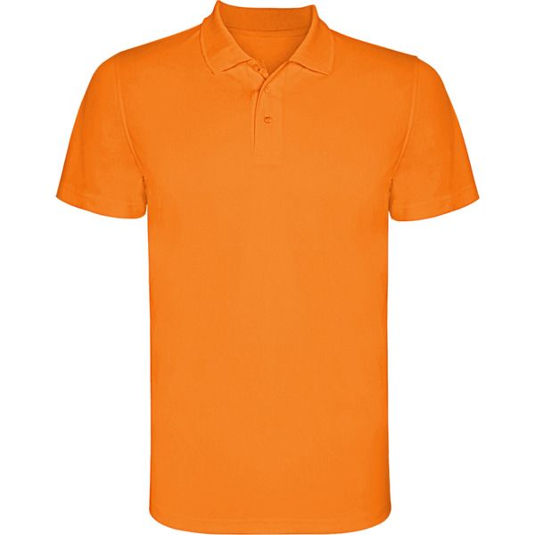 Polo Monzha naranja fluor