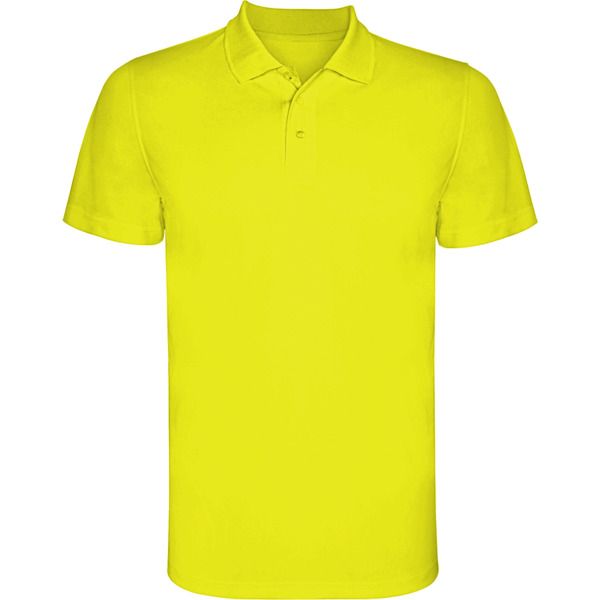 Polo Monzha amarillo fluor