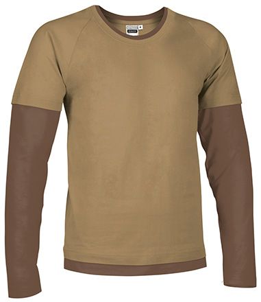Camiseta Denver marrón kamel-marrón chocolate