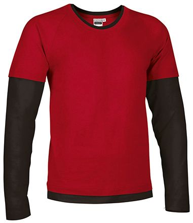 Camiseta Denver rojo loto-negro