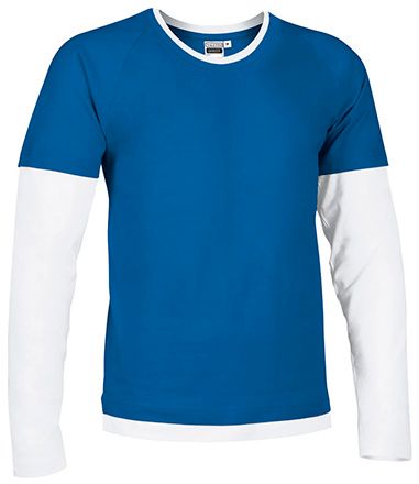 Camiseta Denver azul royal-blanco