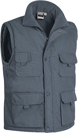 Chaleco Truman gris cemento