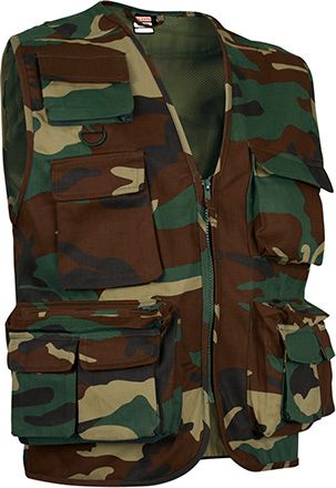 Chaleco Safari selvático boscoso