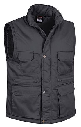 Chaleco Reporter gris carbón