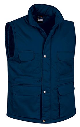 Chaleco Reporter azul marino orión