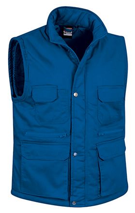 Chaleco Reporter azul royal